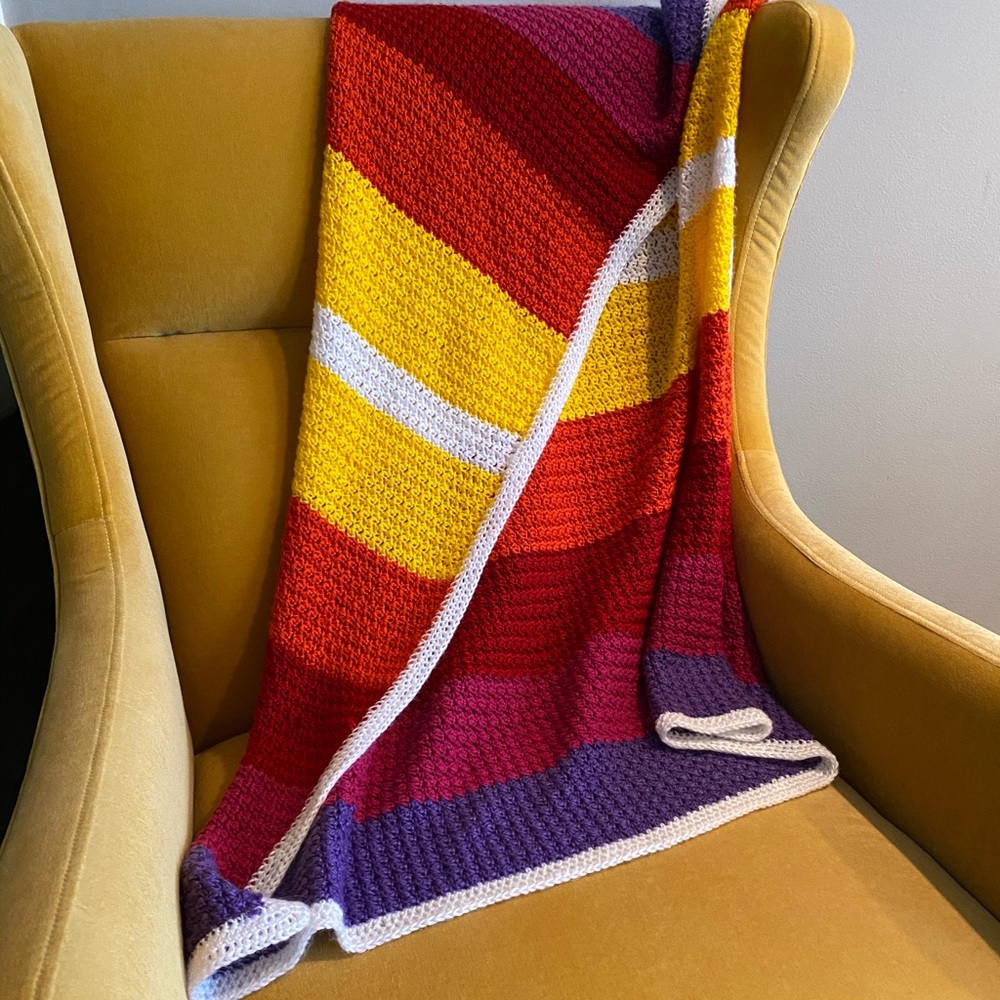 crochet throw